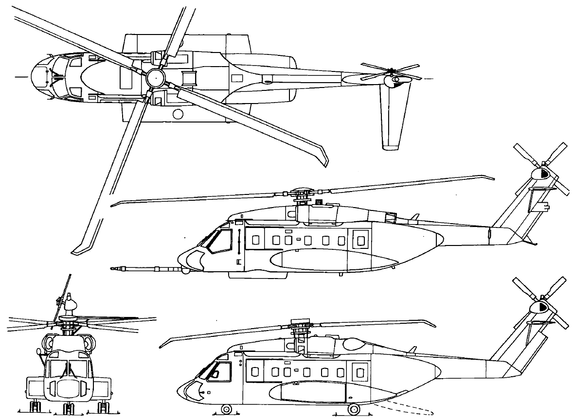 вертолет Sikorsky S-92